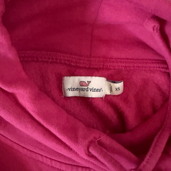 Vineyard Vines Fuchsia Whale Hoodie Pullover Women’s Sweatshirt Size XS EUC - Picture 2 of 6